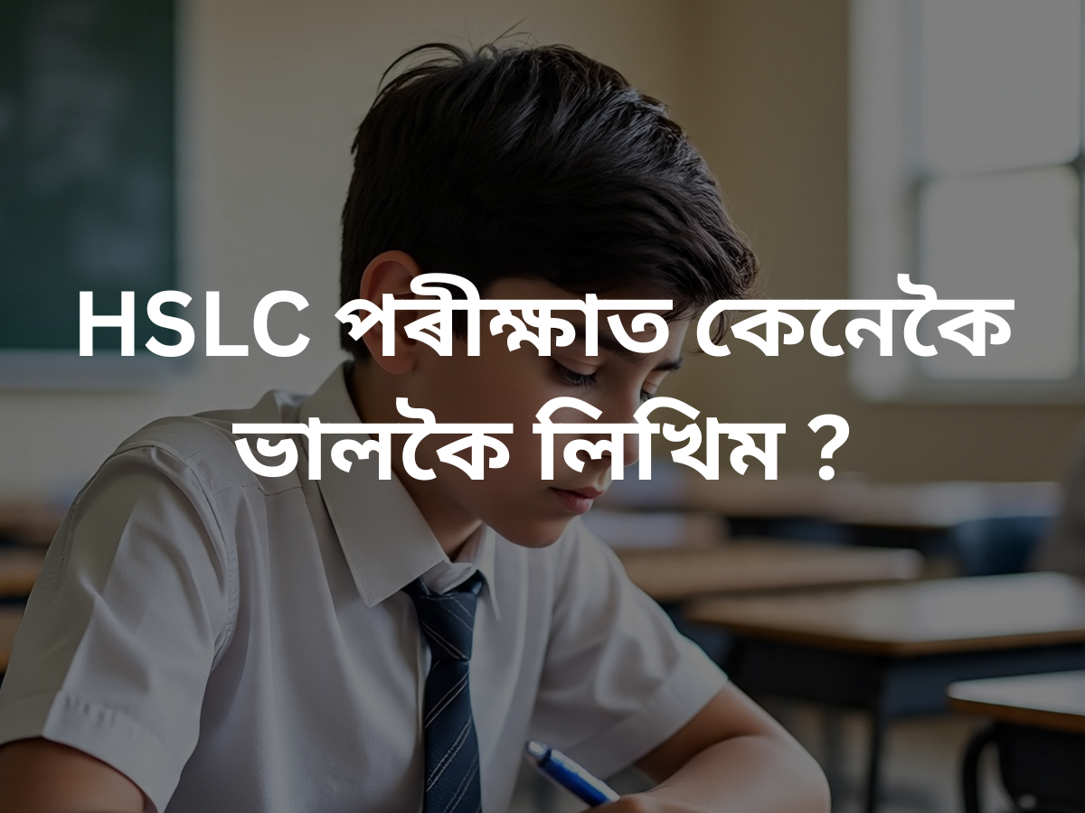 HSLC পৰীক্ষাত কেনেকৈ ভালকৈ লিখিম ?